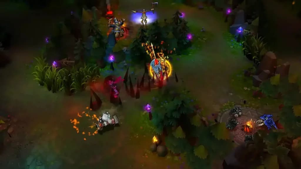 Teamfight na klasičnom Summoner's Riftu u League Classicu