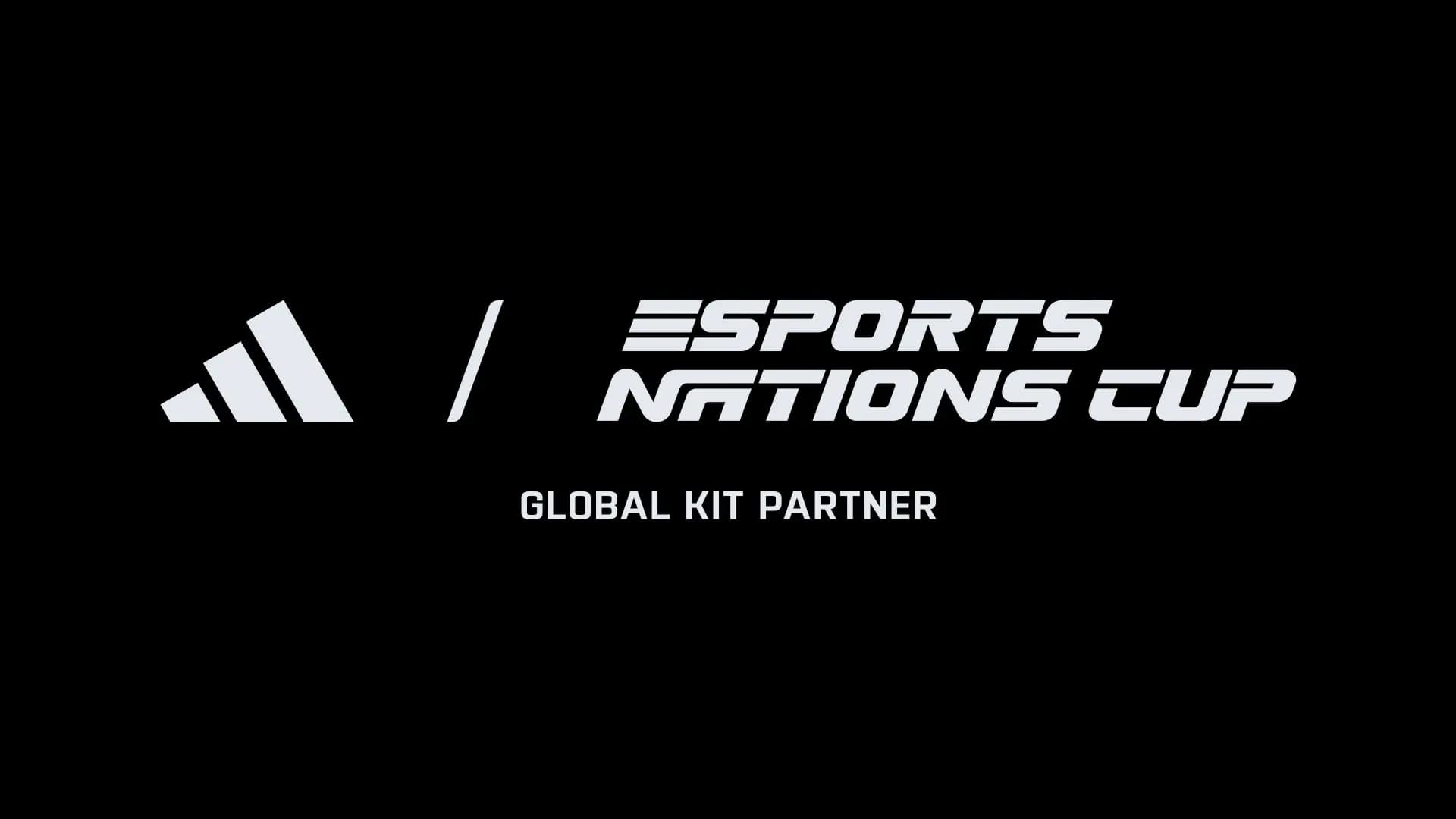 Službena adidas i Esports Nations Cup grafika za globalnog partnera opreme