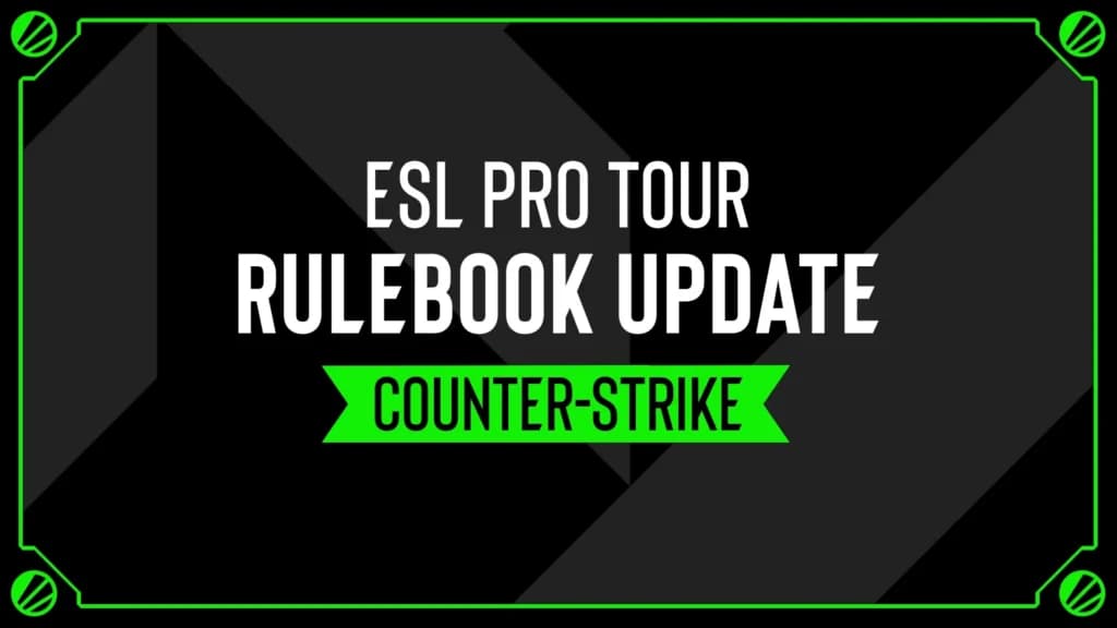 Službena ESL Pro Tour grafika za ažuriranje Counter-Strike pravilnika