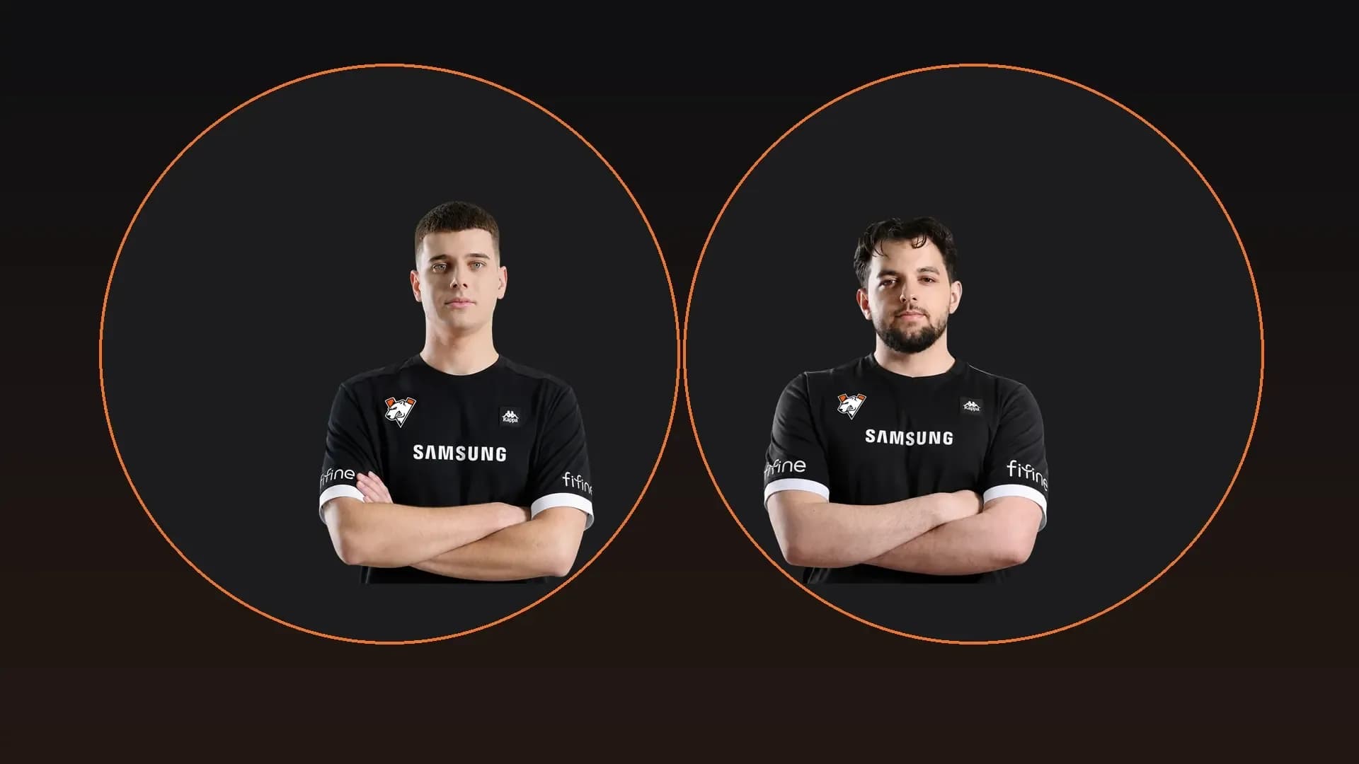 Luka Lukarux Rukavina i Nino NIXZYEE Mikec u dresovima Virtus.proa