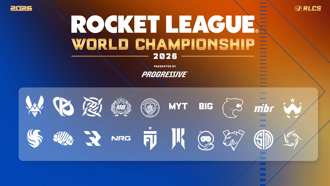 Službena grafika Rocket League World Championshipa 2026