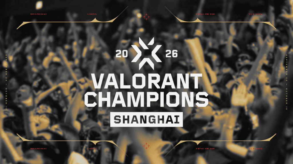 Službena grafika za VALORANT Champions Shanghai 2026