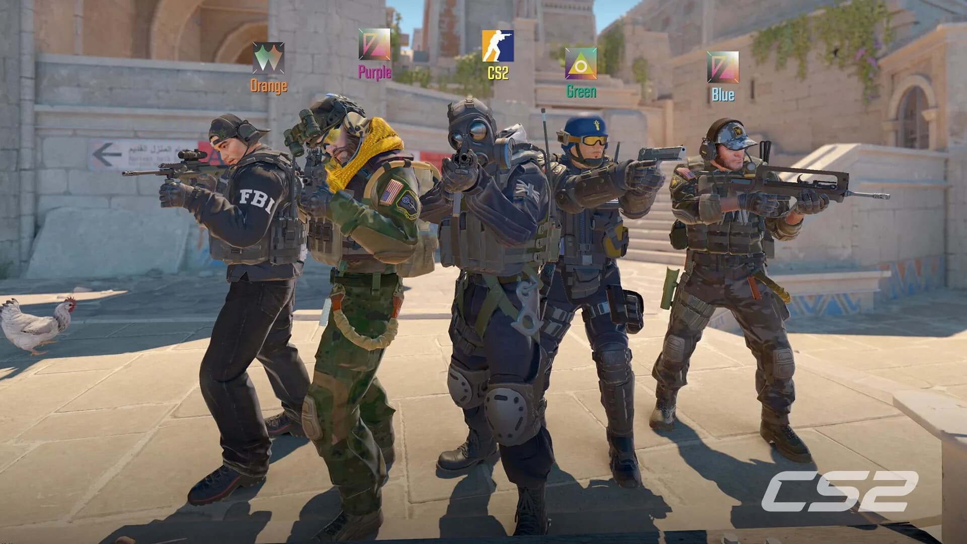 Službeni Counter-Strike 2 prikaz petorice protuterorističkih agenata