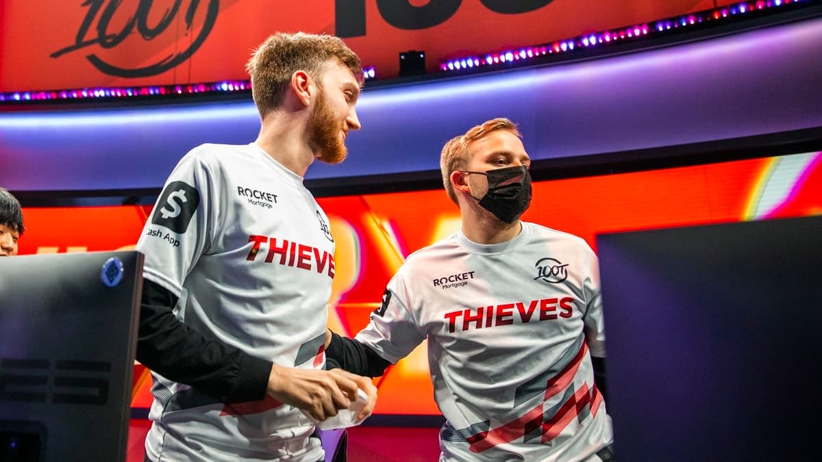 100Thieves secured third place in LCS after Week 6
